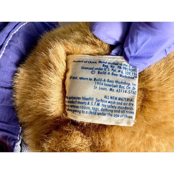 Surf Club Teddy Bear Build-A-Bear Brown Swim Shorts Stuffed Animal Plush PA-9859 - Picture 7 of 12